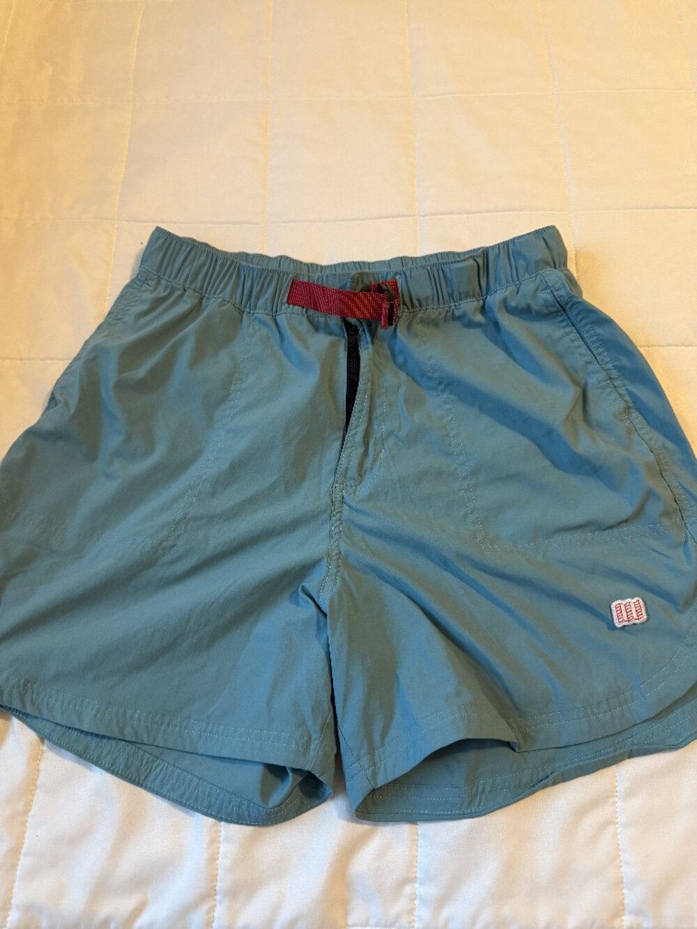 Topo Designs Women's Quick-Dry Nylon Shorts Sage Blue Size L